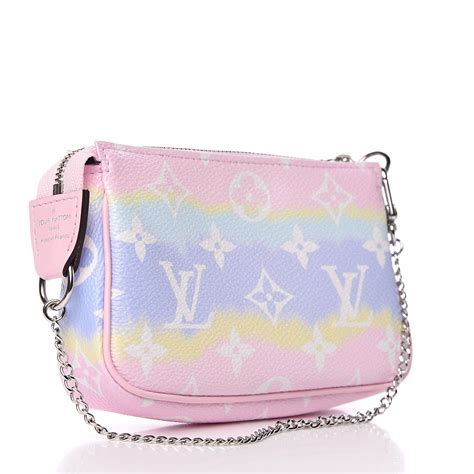 LOUIS VUITTON Monogram Escale Mini Pochette Accessories .